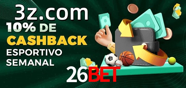 10% de bônus de cashback na 26BET
